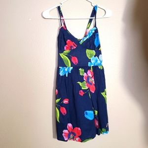 Hollister woven mini floral dress, Size XS